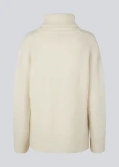 Modström AdrianMD t-neck - Soft White< Strik & Bluser