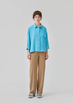 Modström Alexis shirt - Pool Blue< Skjorter