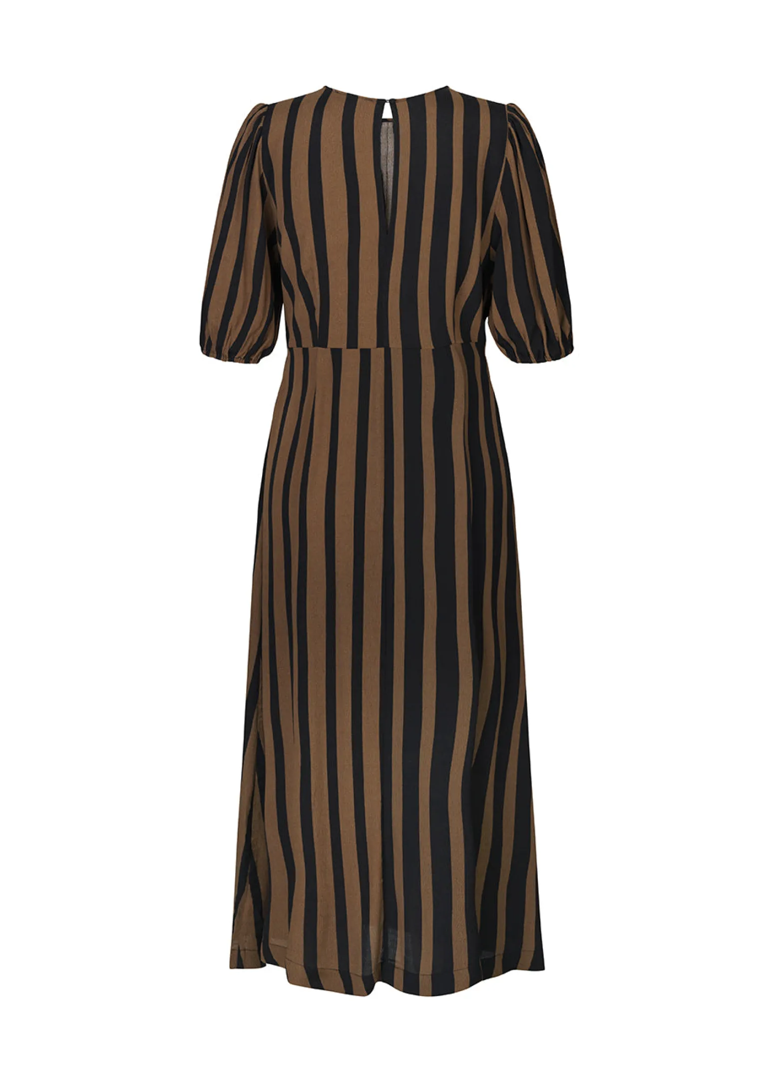 Modström AliciaMD print dress - Bold Sienna Stripe< Kjoler