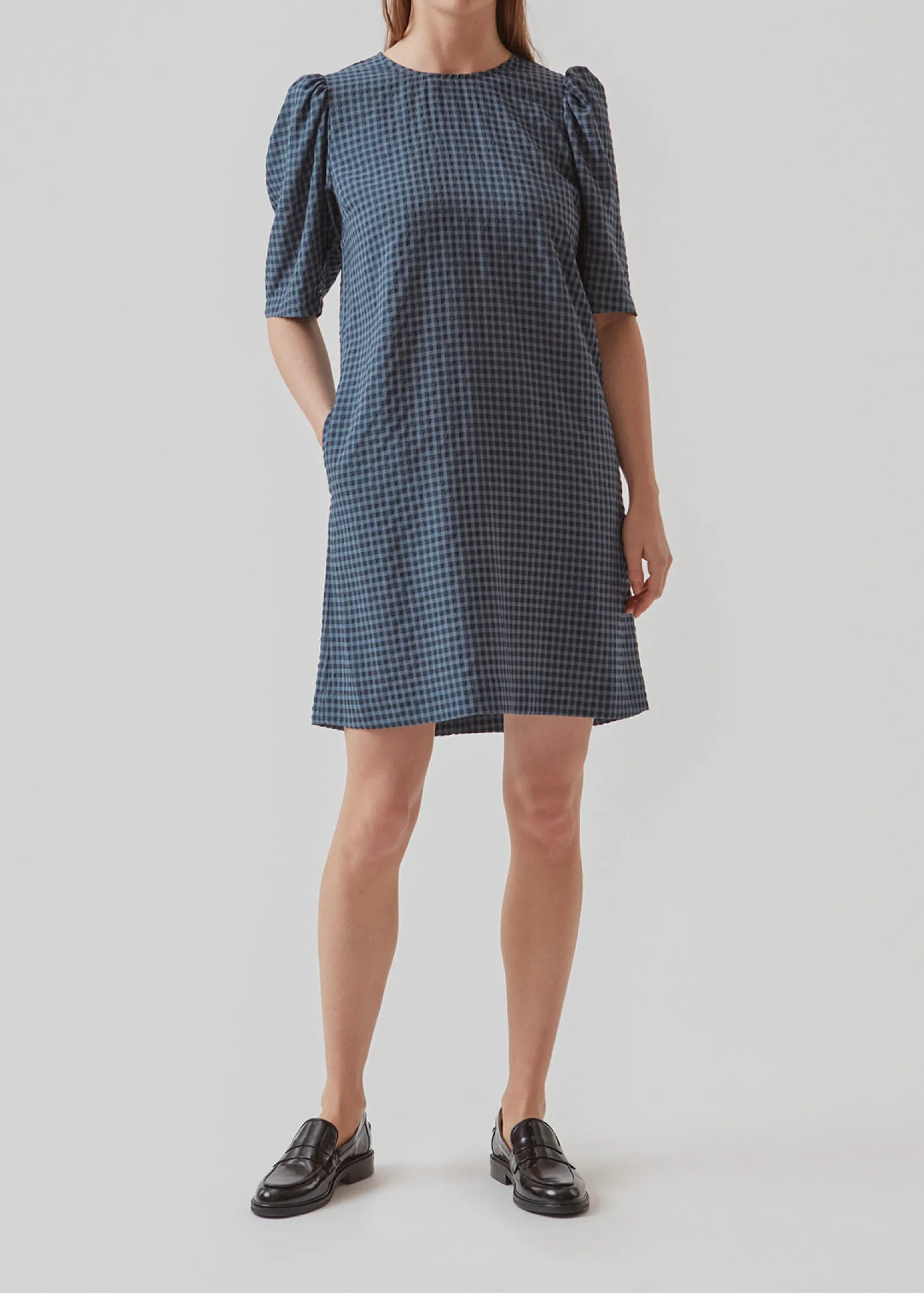 Modström AndreaMD dress - Dark Sea< Kjoler