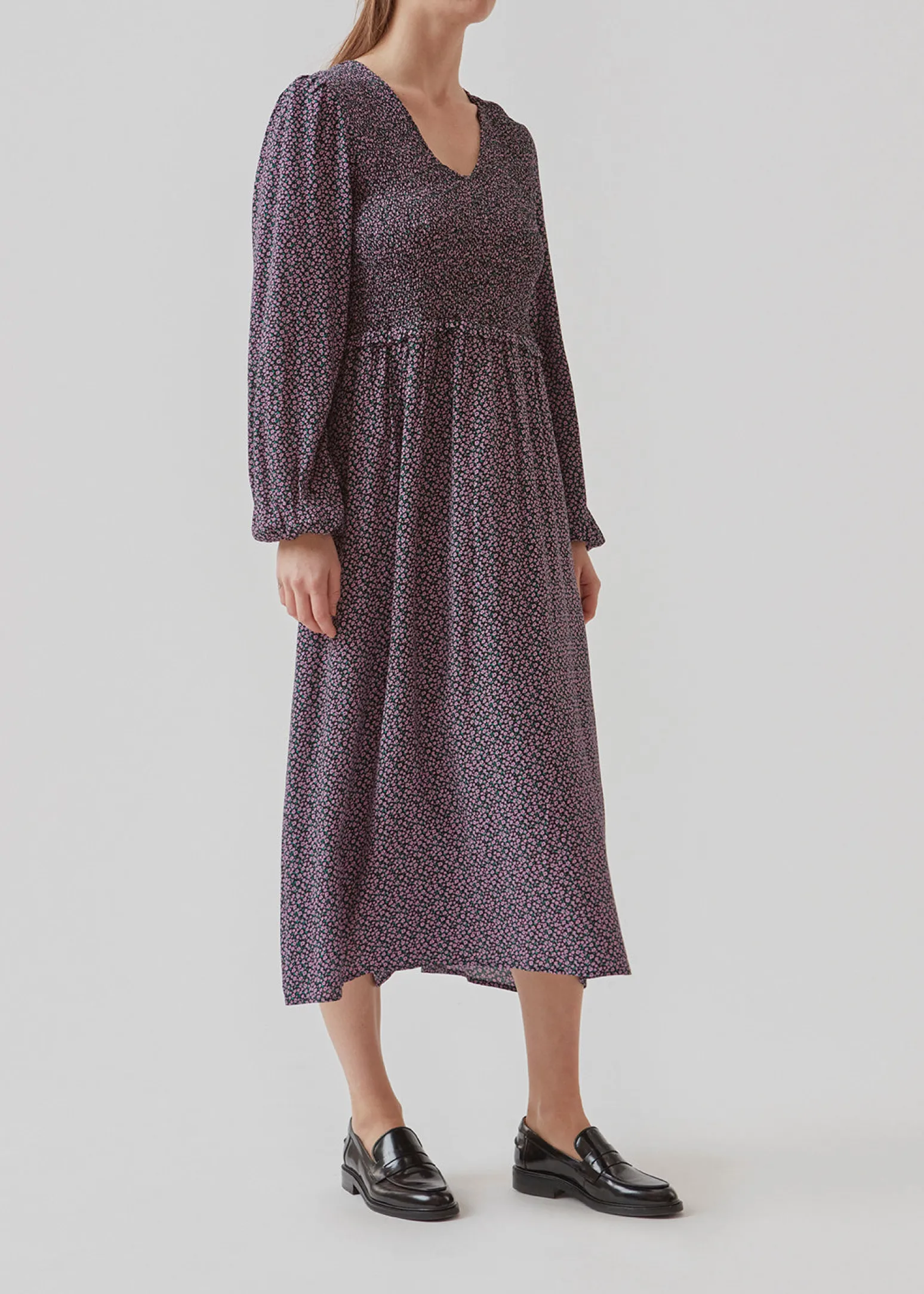 Modström ApolloMD print dress - Mini Pink Daisy< Kjoler
