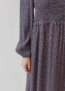 Modström ApolloMD print dress - Mini Pink Daisy< Kjoler