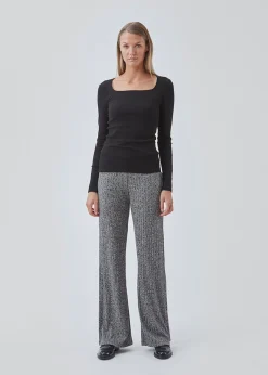 Modström BeckMD pants - Grey Black< Bukser