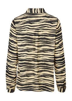 Modström BeckyMD print shirt - Moonstone Tiger< Skjorter