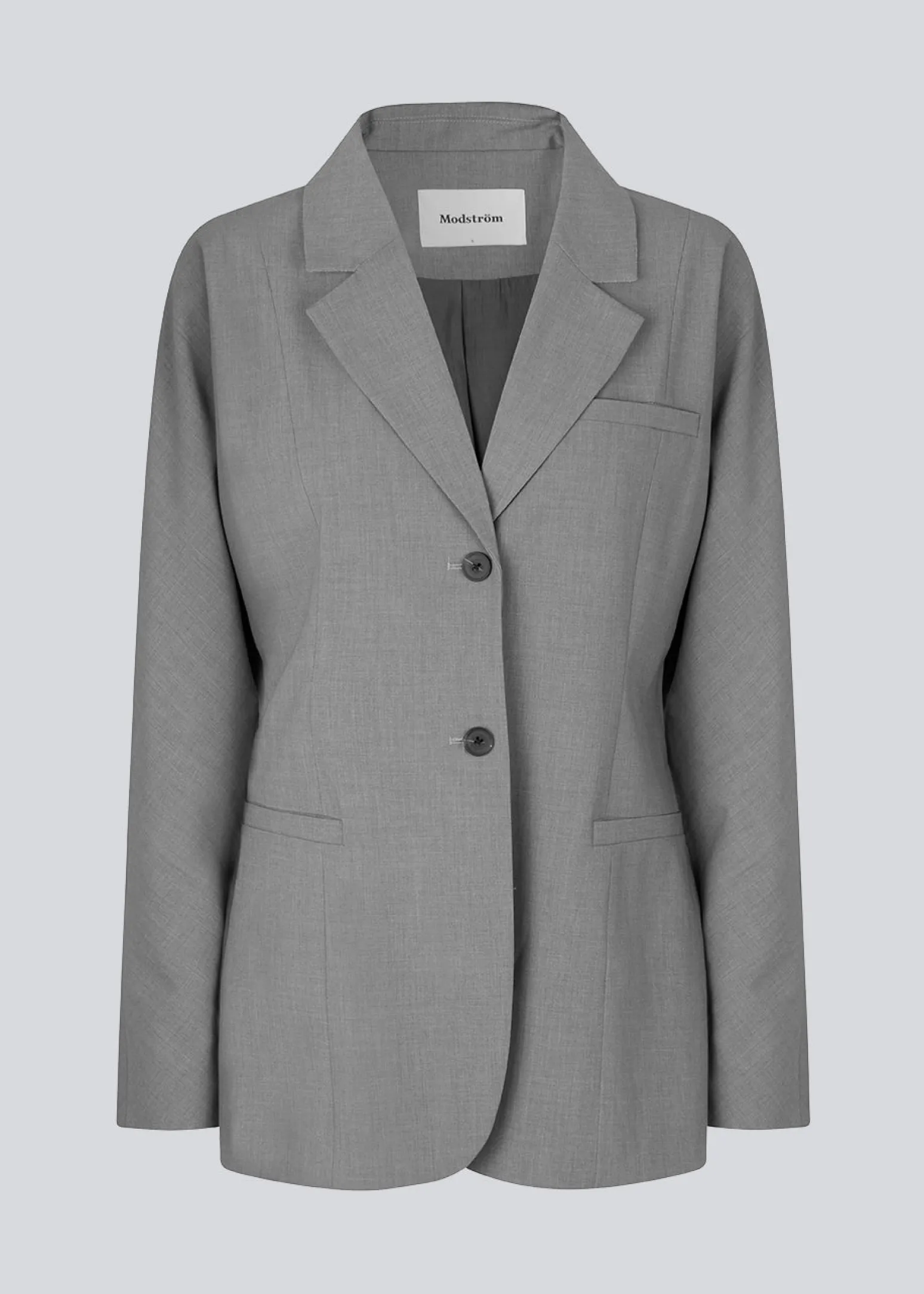 Modström BennyMD Blazer - Grey Melange< Blazere