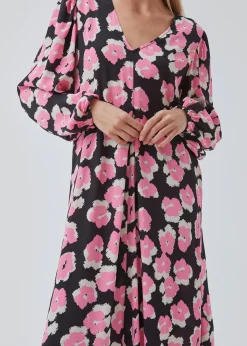 Modström BibbieMD print dress - Cosmos Fleur< Kjoler