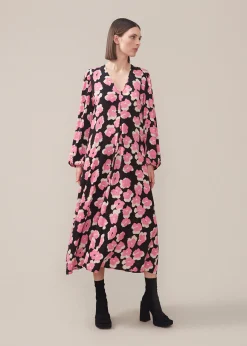 Modström BibbieMD print dress - Cosmos Fleur< Kjoler