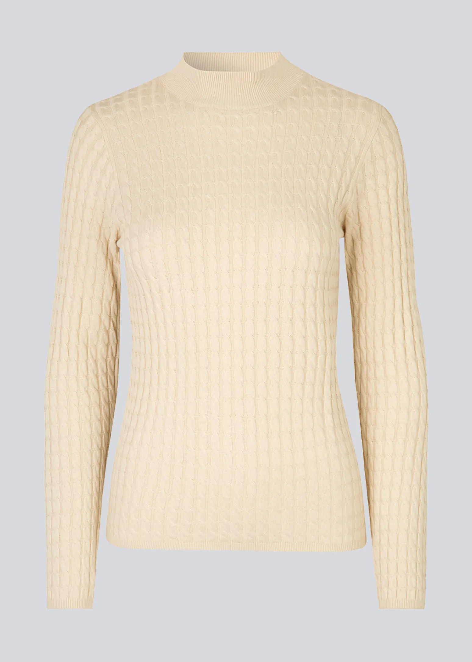 Modström BimoMD t-neck - Summer Sand< Strik & Bluser