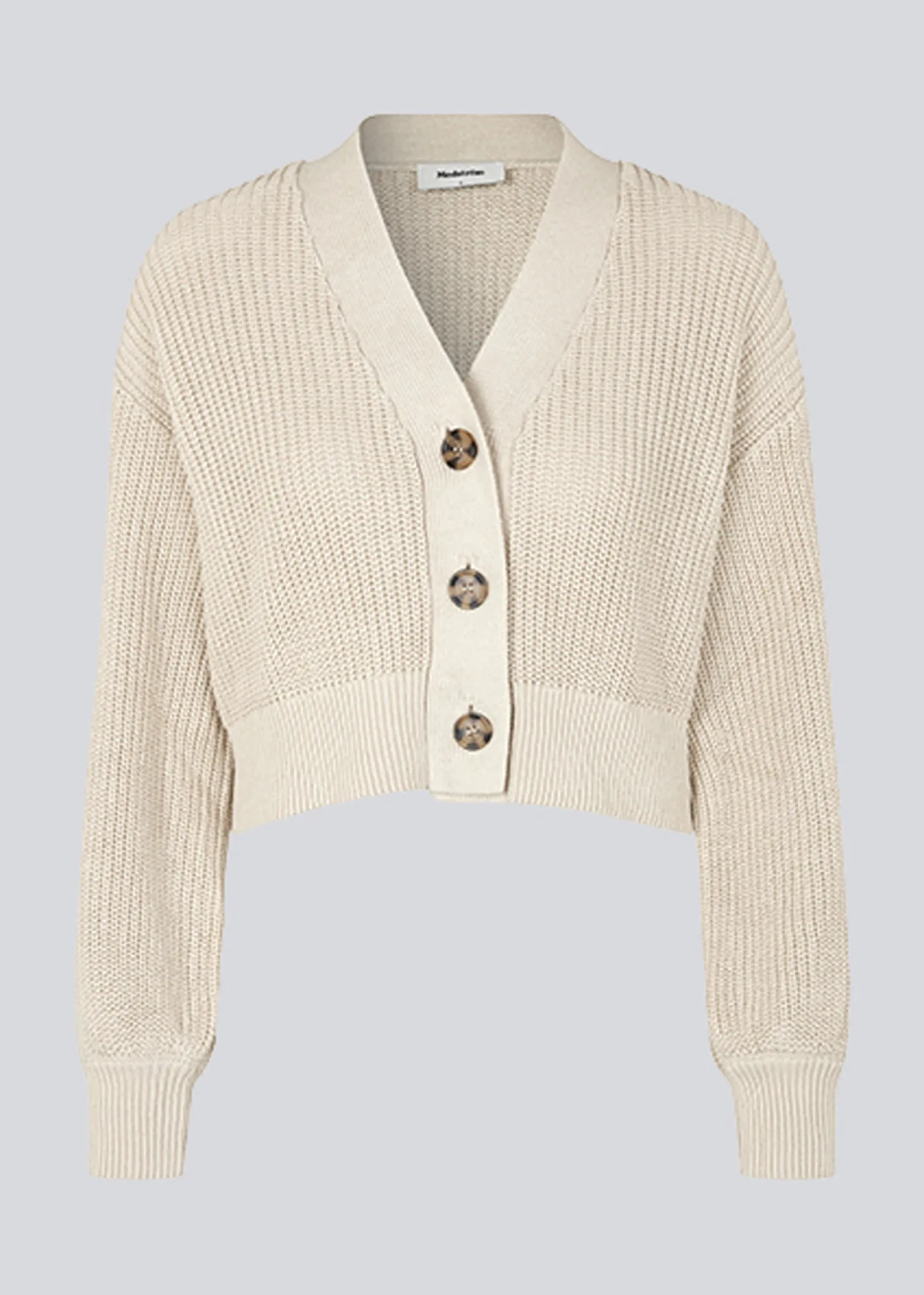 Modström CalloMD cardigan - Summer Sand< Strik & Bluser