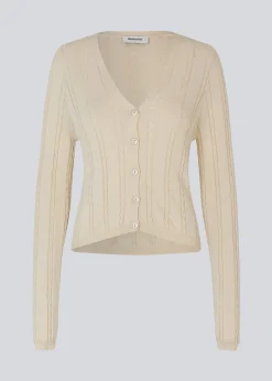 Modström CarltonMD cardigan - Summer Sand< Strik & Bluser