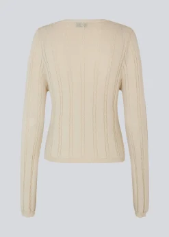 Modström CarltonMD cardigan - Summer Sand< Strik & Bluser