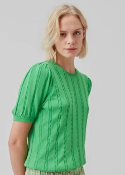 Modström CarltonMD o-neck - Classic Green< Strik & Bluser