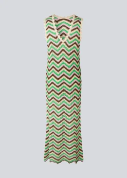 Modström CaryMD dress - Green Sorbet Stripe< Kjoler