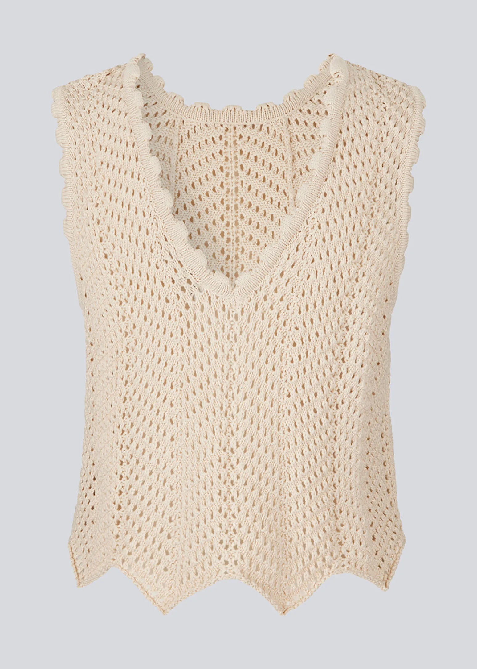 Modström CaryMD top - Summer Sand< Strik & Bluser