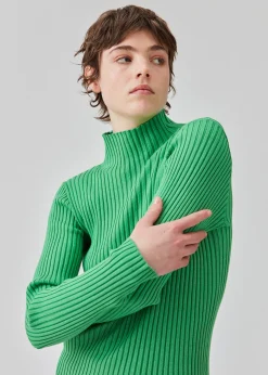 Modström CateMD t-neck - Faded Green< Strik & Bluser