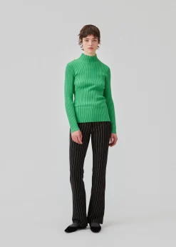 Modström CateMD t-neck - Faded Green< Strik & Bluser
