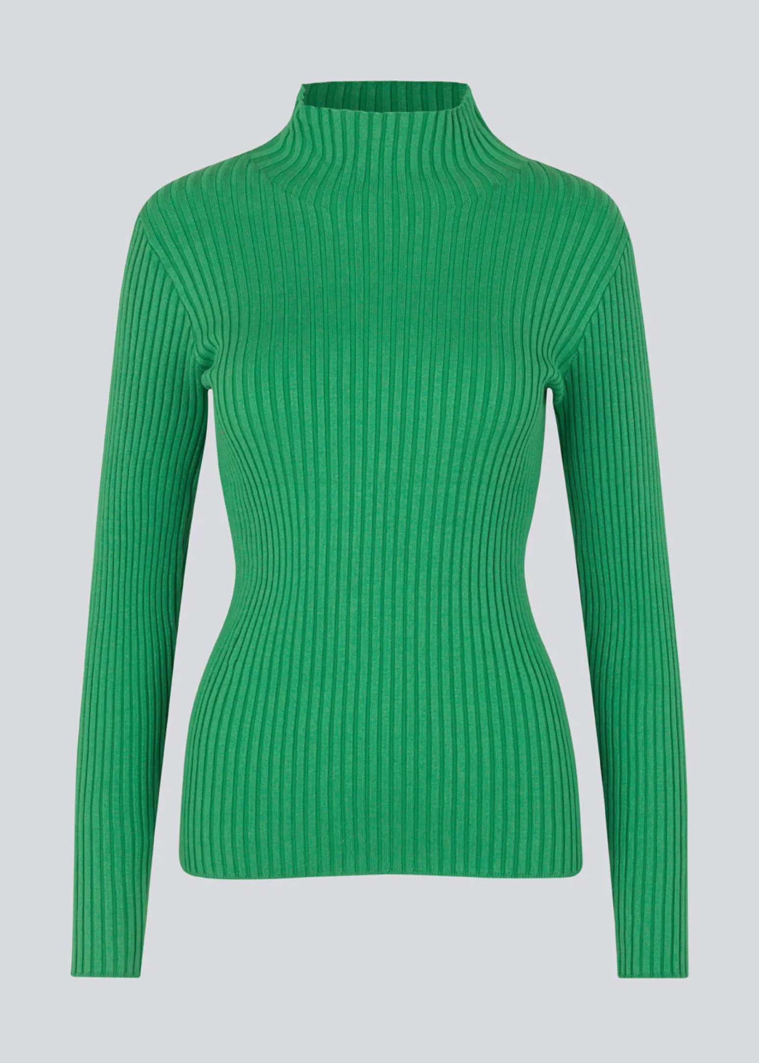 Modström CateMD t-neck - Faded Green< Strik & Bluser