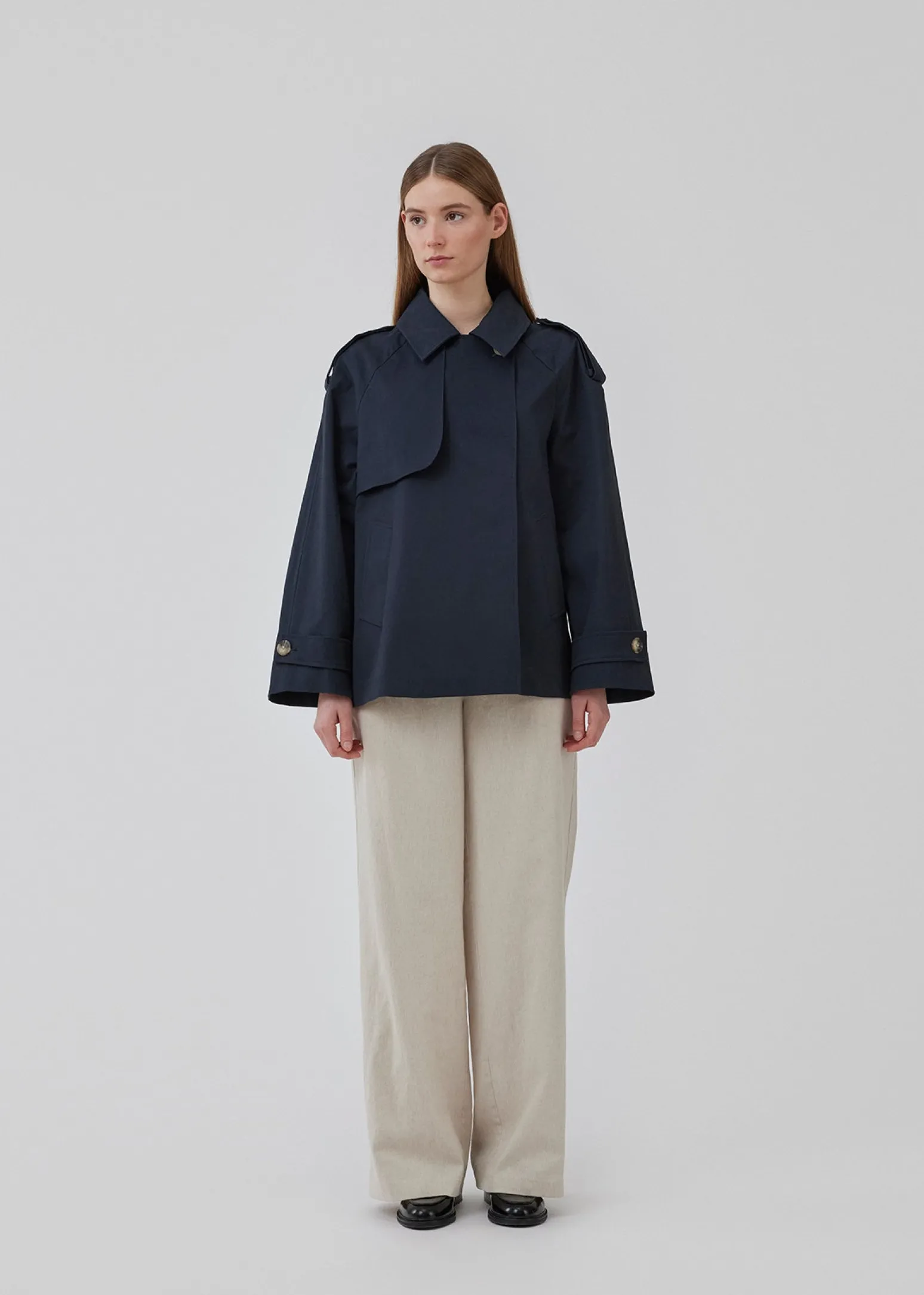 Modström Clara jacket - Midnight Blue< Basic|Frakker & Jakker