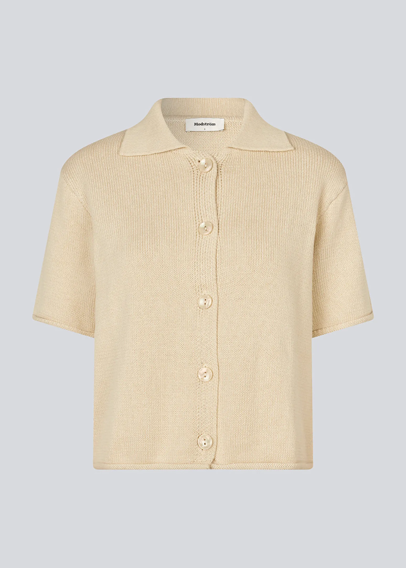 Modström CorbinMD cardigan - Summer Sand< Strik & Bluser