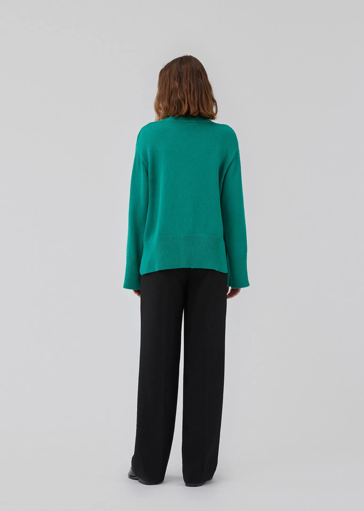 Modström CorbinMD o-neck - Deep Mint< Strik & Bluser