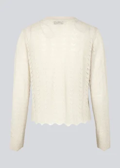 Modström CordellMD cardigan - Summer Sand< Strik & Bluser