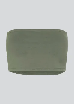 Modström DaeMD bandeau top - Soft Moss< Toppe