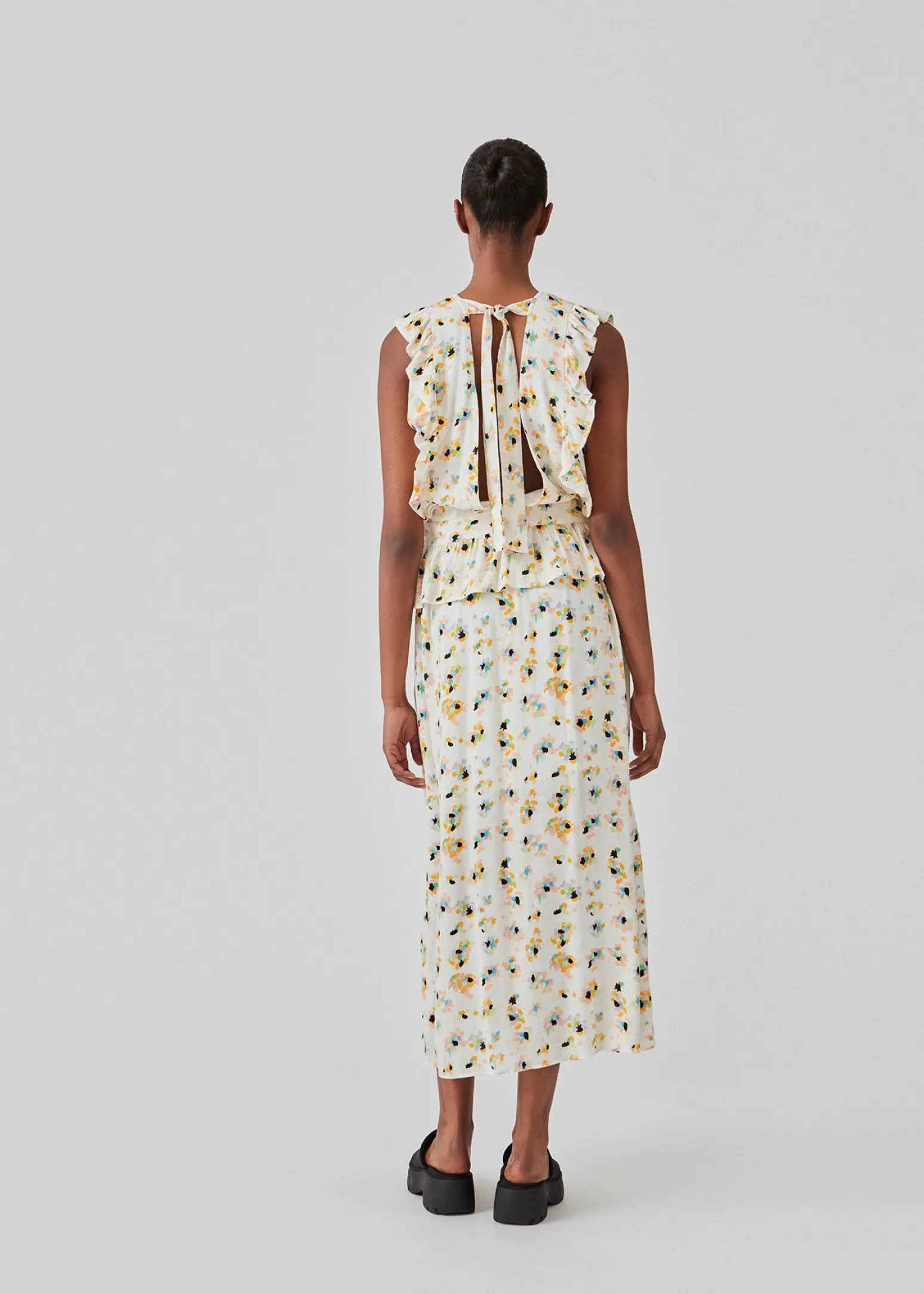 Modström DafneMD print skirt - Flower Sparkles< Nederdele