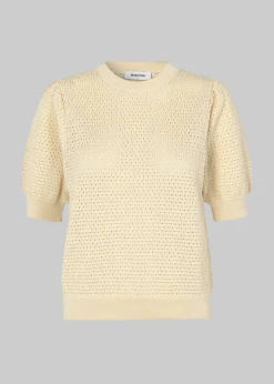 Modström DariaMD o-neck - Summer Sand< Strik & Bluser