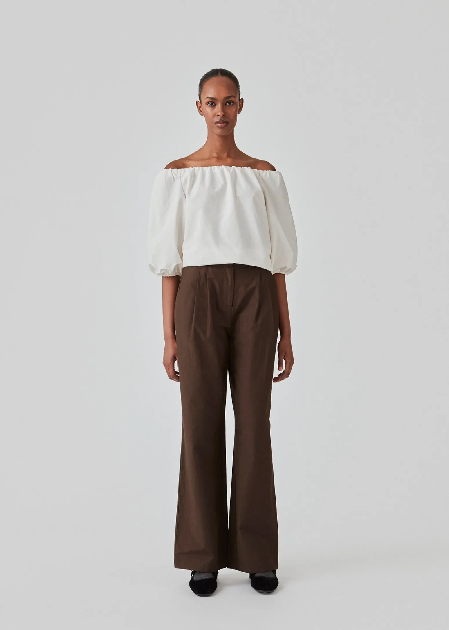 Modström DeenMD pants - Dark Coffee< Bukser