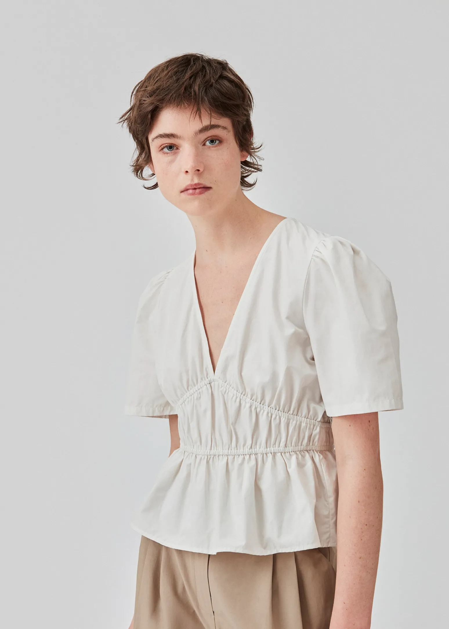 Modström DeenMD top - Soft White< Toppe