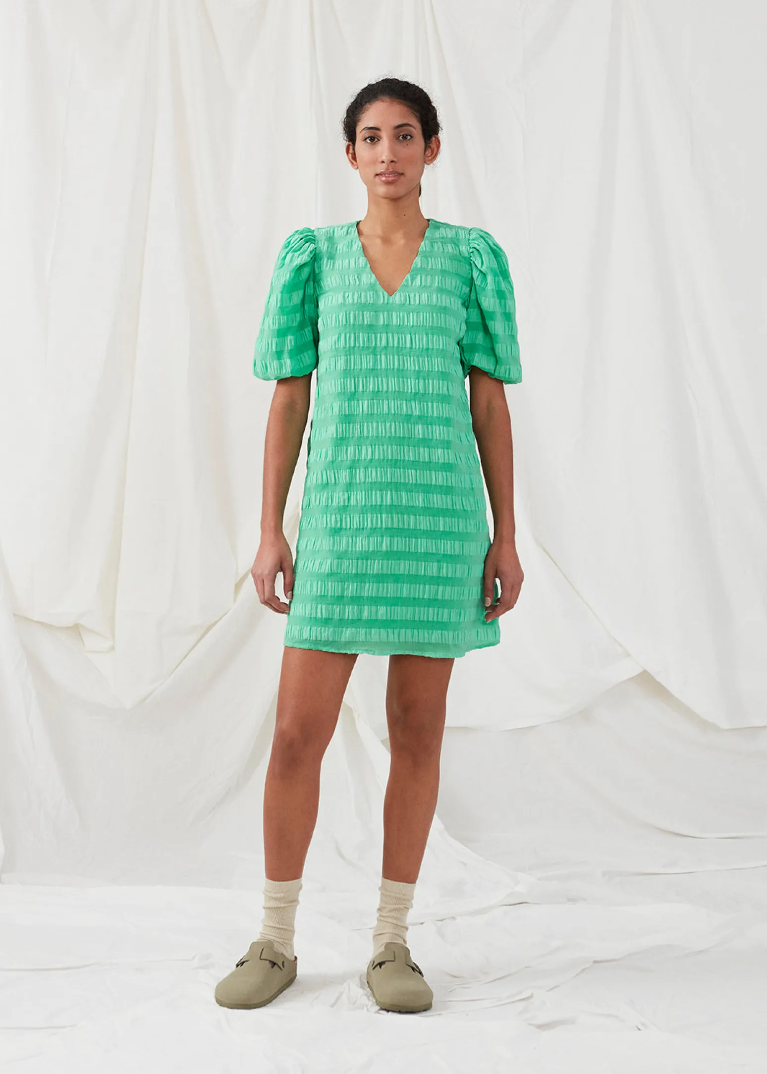 Modström DinoMD dress - Calm Jade< Kjoler