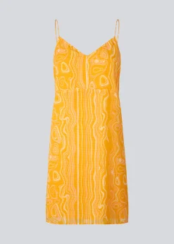 Modström DonteMD print strap dress - Peachy Swirl< Kjoler