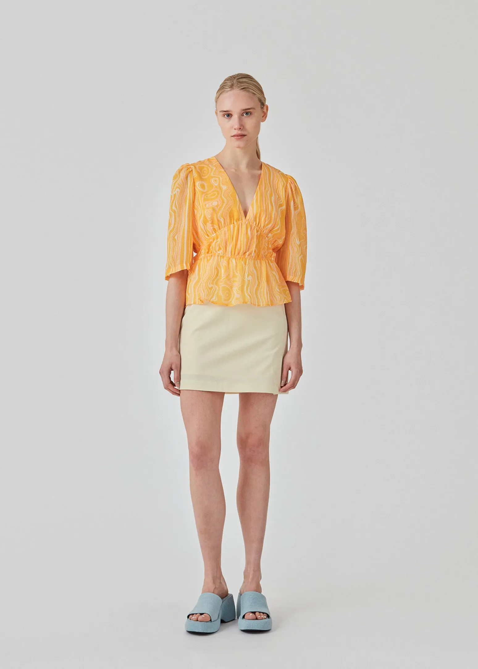 Modström DonteMD print top - Peachy Swirl< Toppe