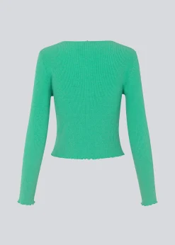 Modström DorisMD cardigan - Calm Jade< Strik & Bluser
