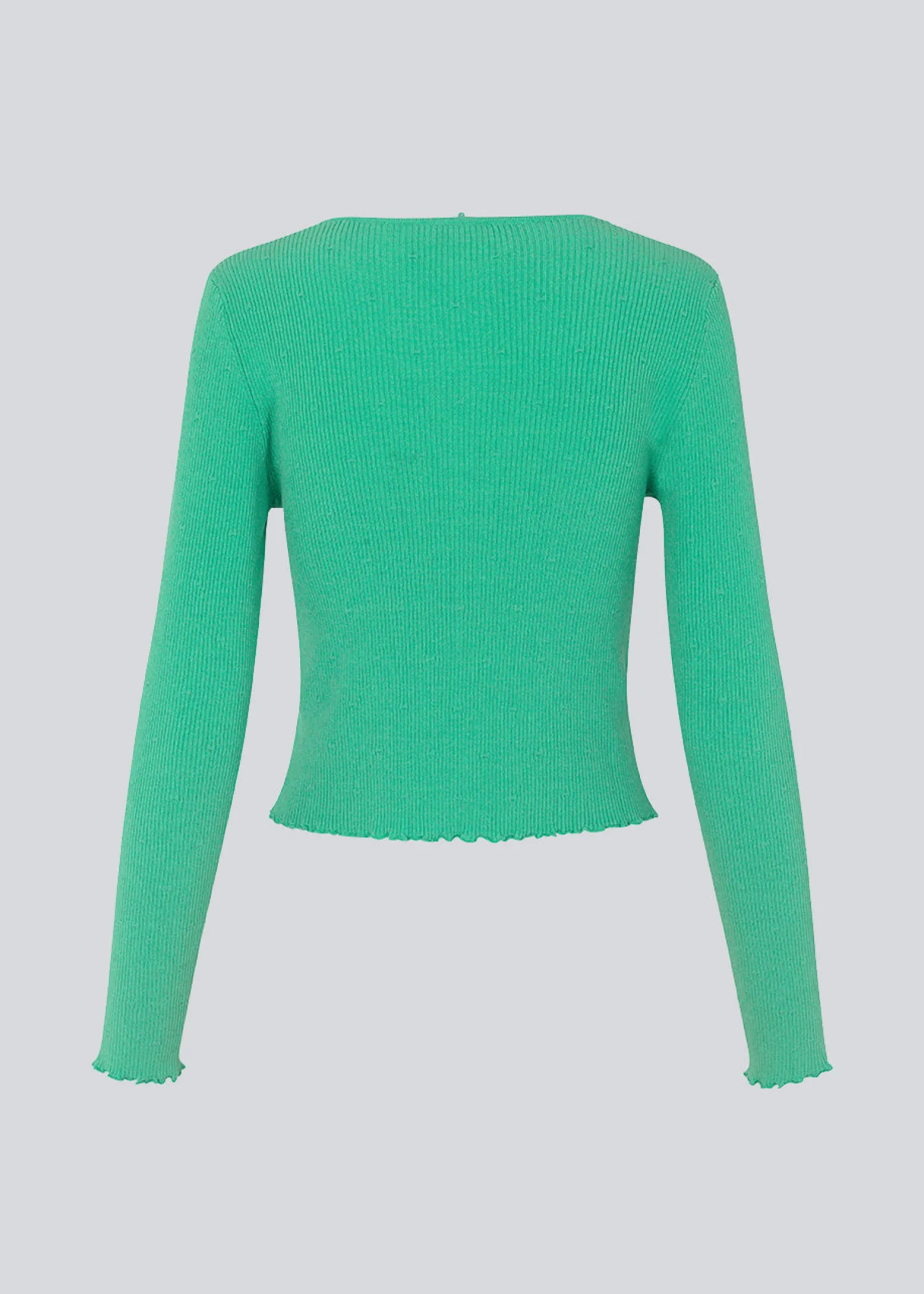 Modström DorisMD cardigan - Calm Jade< Strik & Bluser