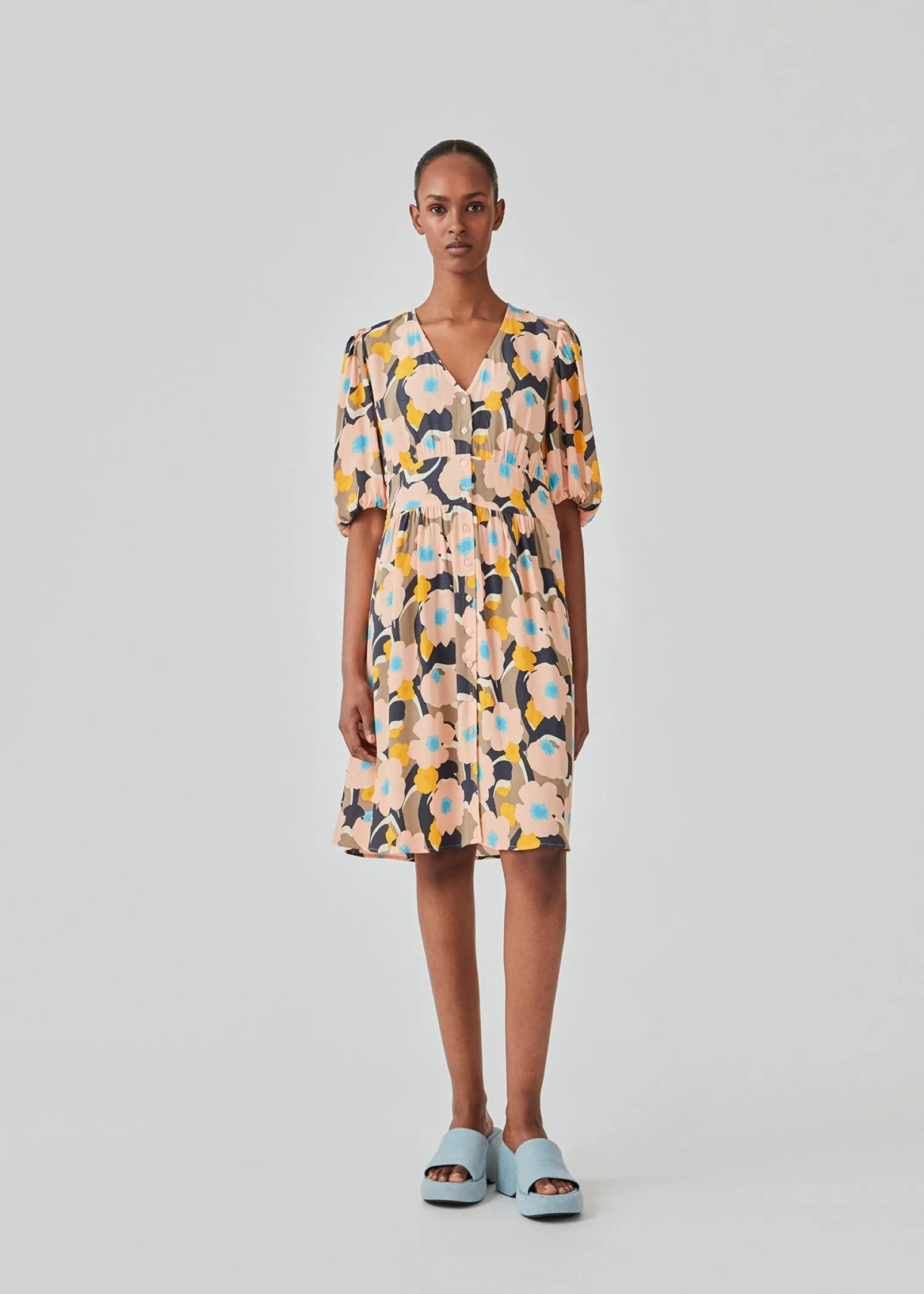Modström DustinMD print dress - Sunset Bouquet< Kjoler