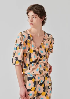 Modström DustinMD print top - Sunset Bouquet< Toppe