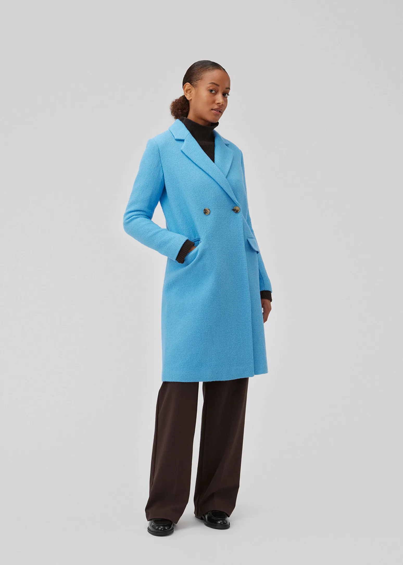 Modström EdinMD Coat - Bonnie Blue< Frakker & Jakker