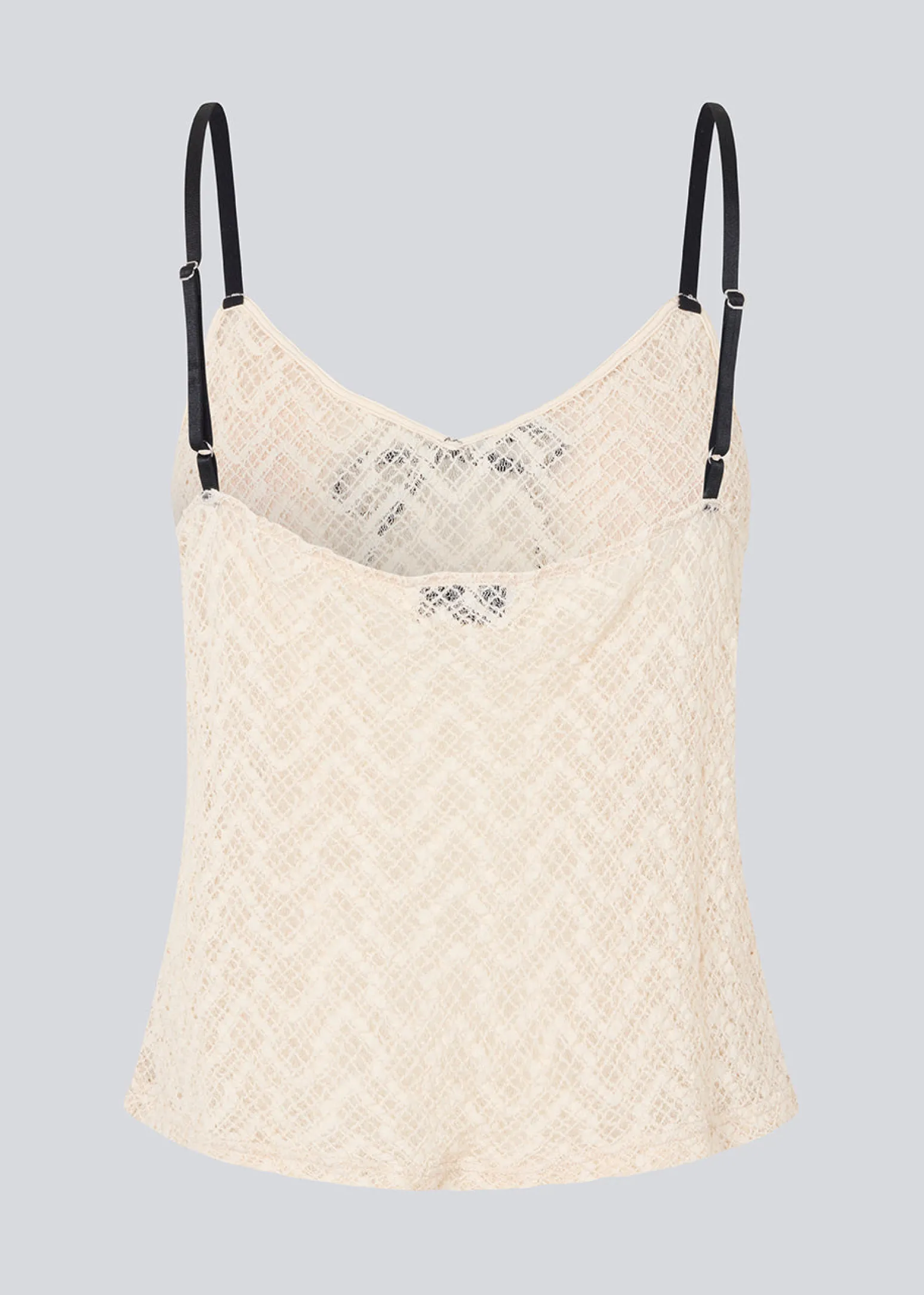 Modström EmiliaMD lace top - Soft White< Toppe