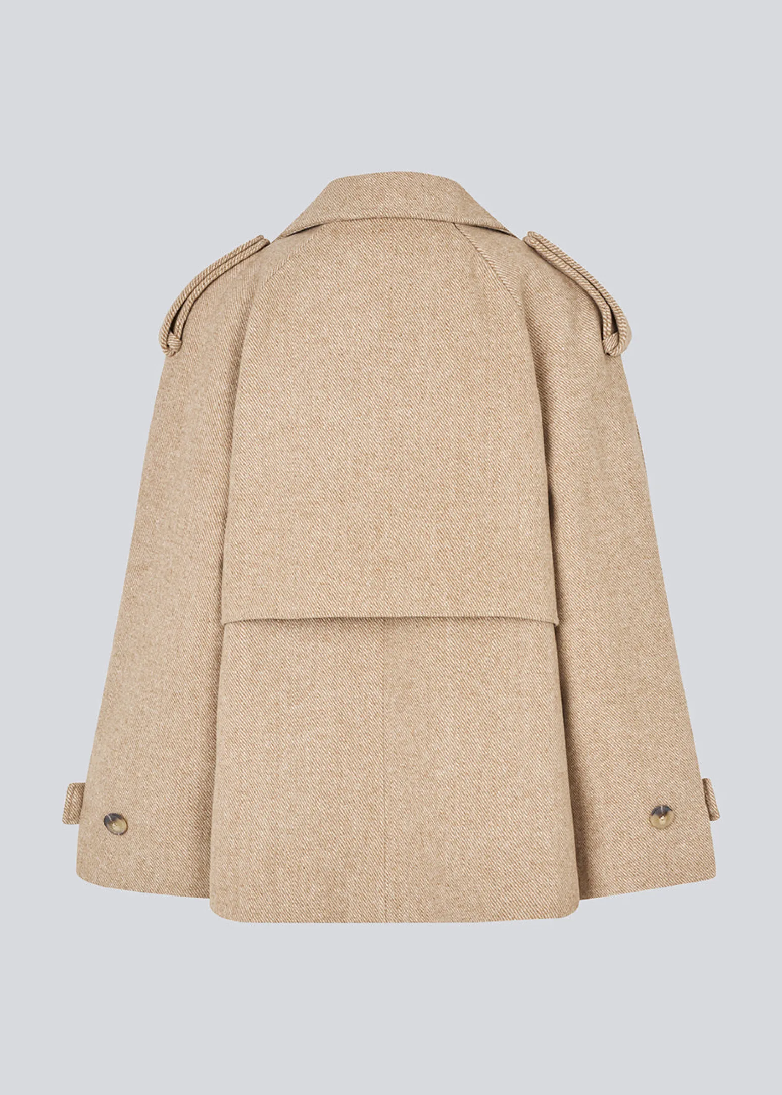 Modström EsmundMD twill jacket - Beige Twill Melange< Frakker & Jakker