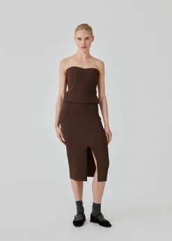 Modström FainaMD skirt - Dark Coffee< Nederdele