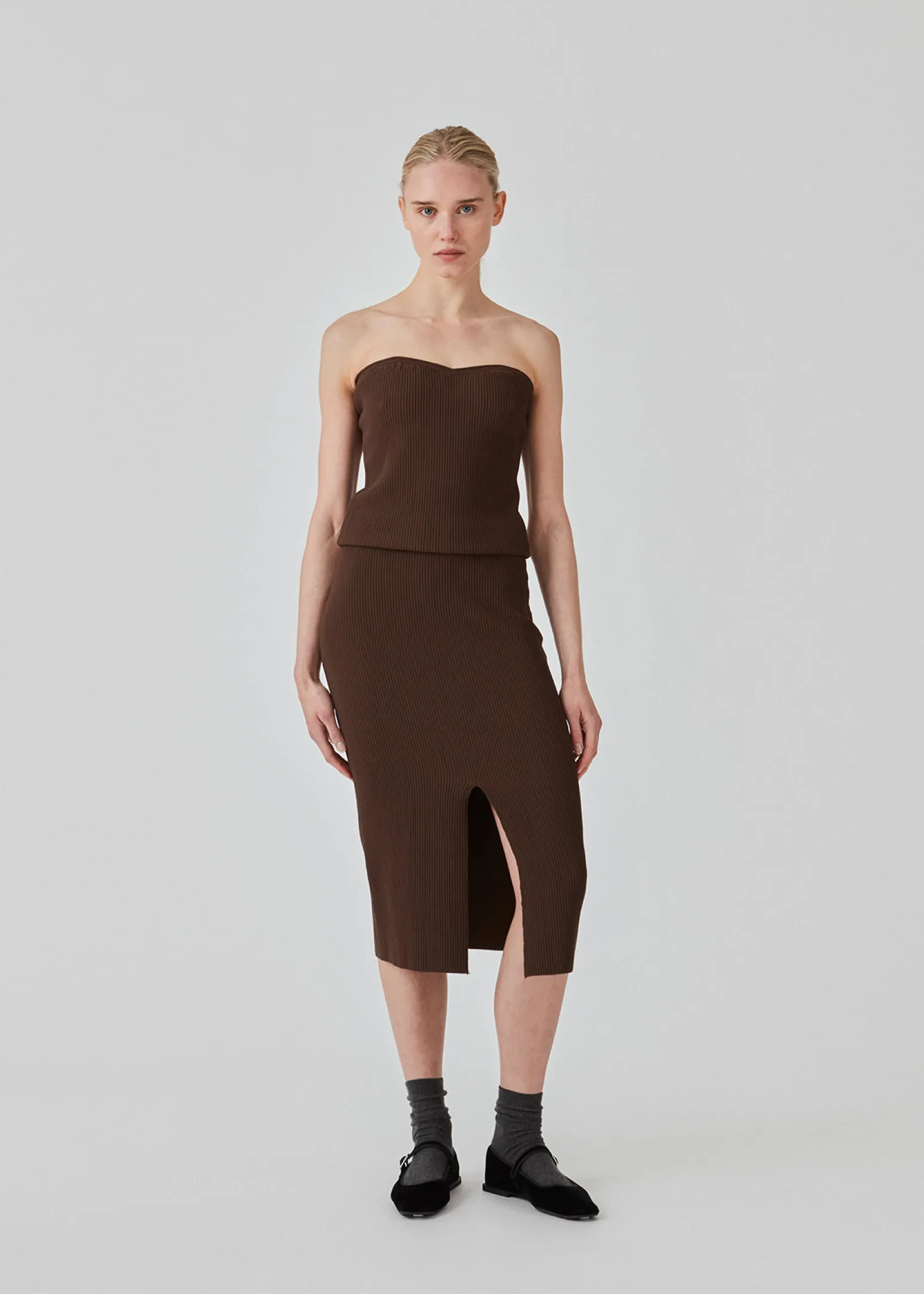 Modström FainaMD skirt - Dark Coffee< Nederdele