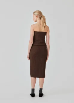 Modström FainaMD tube top - Dark Coffee< Toppe