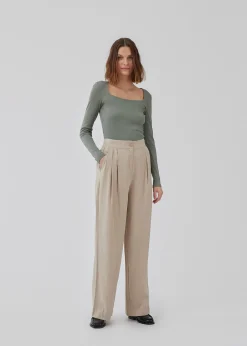 Modström FanyaMD pants - White Pepper< Bukser