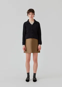 Modström FaroMD cardigan - Navy Sky< Strik & Bluser