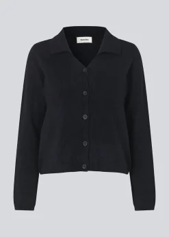 Modström FaroMD cardigan - Navy Sky< Strik & Bluser