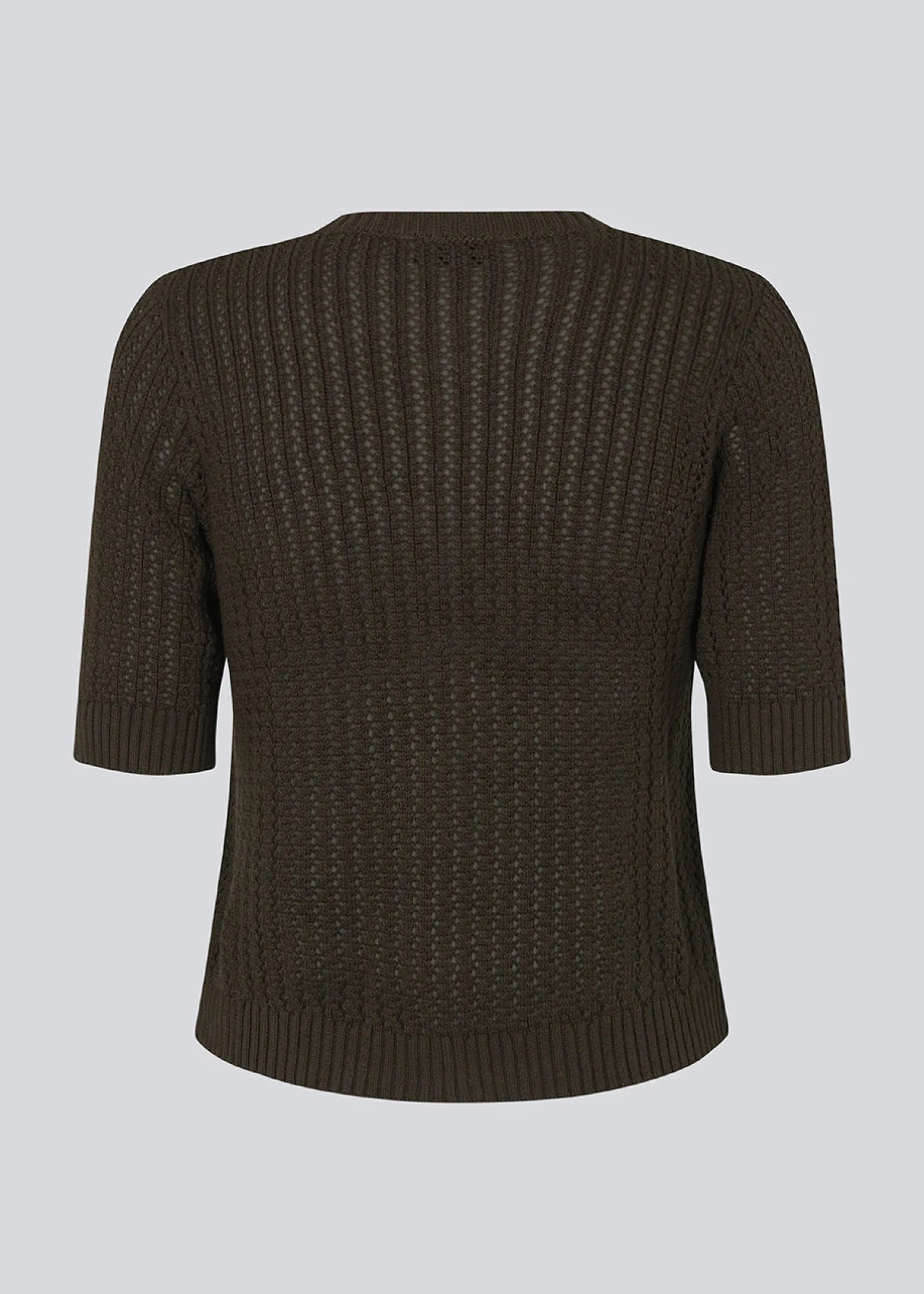 Modström FaxonMD cardigan - Dark Coffee< Strik & Bluser