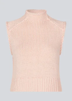 Modström FelipeMD vest - Pale Pink< Veste|Strik & Bluser