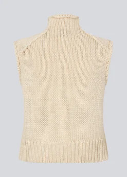 Modström FelipeMD vest - Summer Sand< Veste|Strik & Bluser