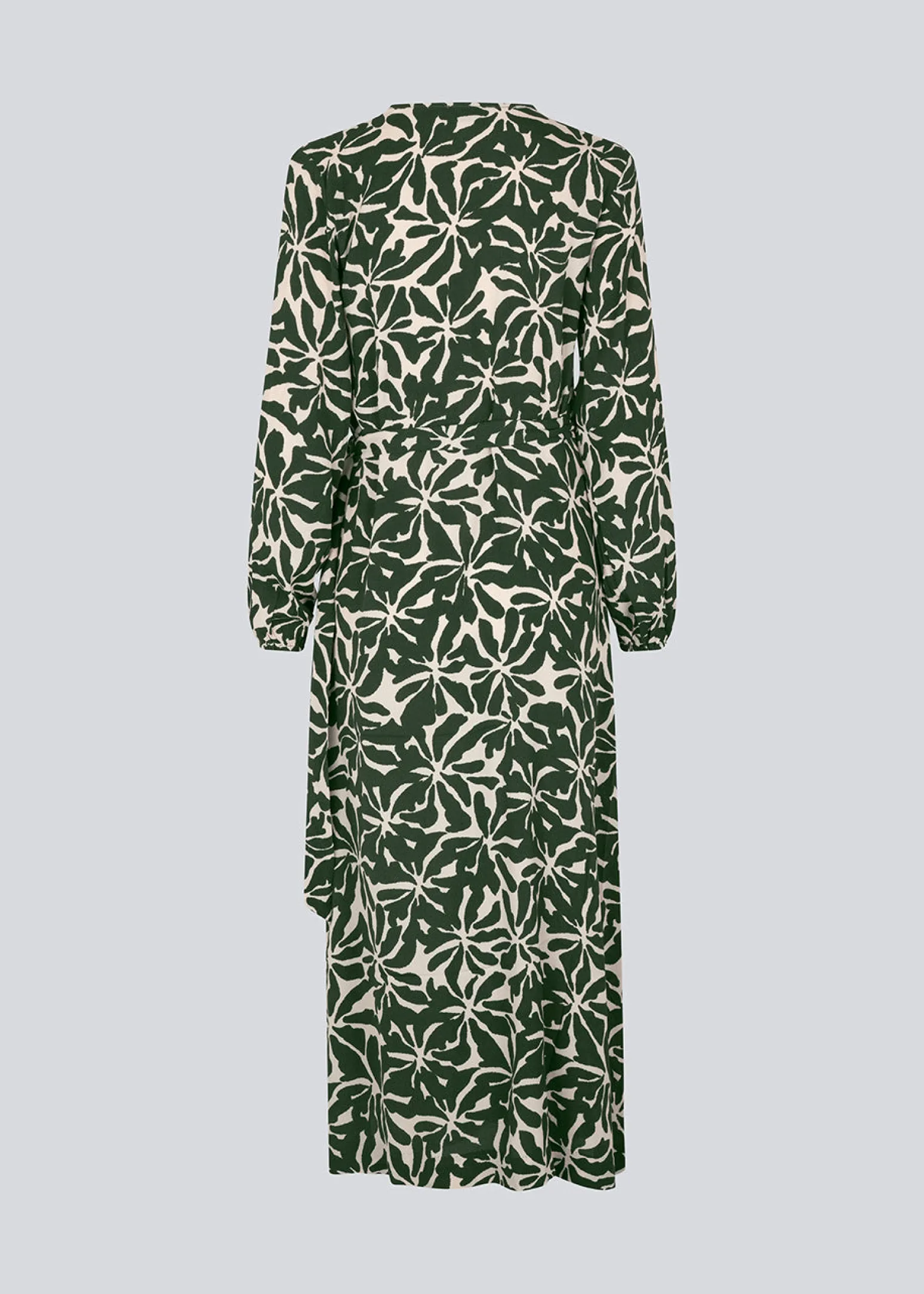 Modström FernMD print wrap dress - Ocean Fleur< Kjoler